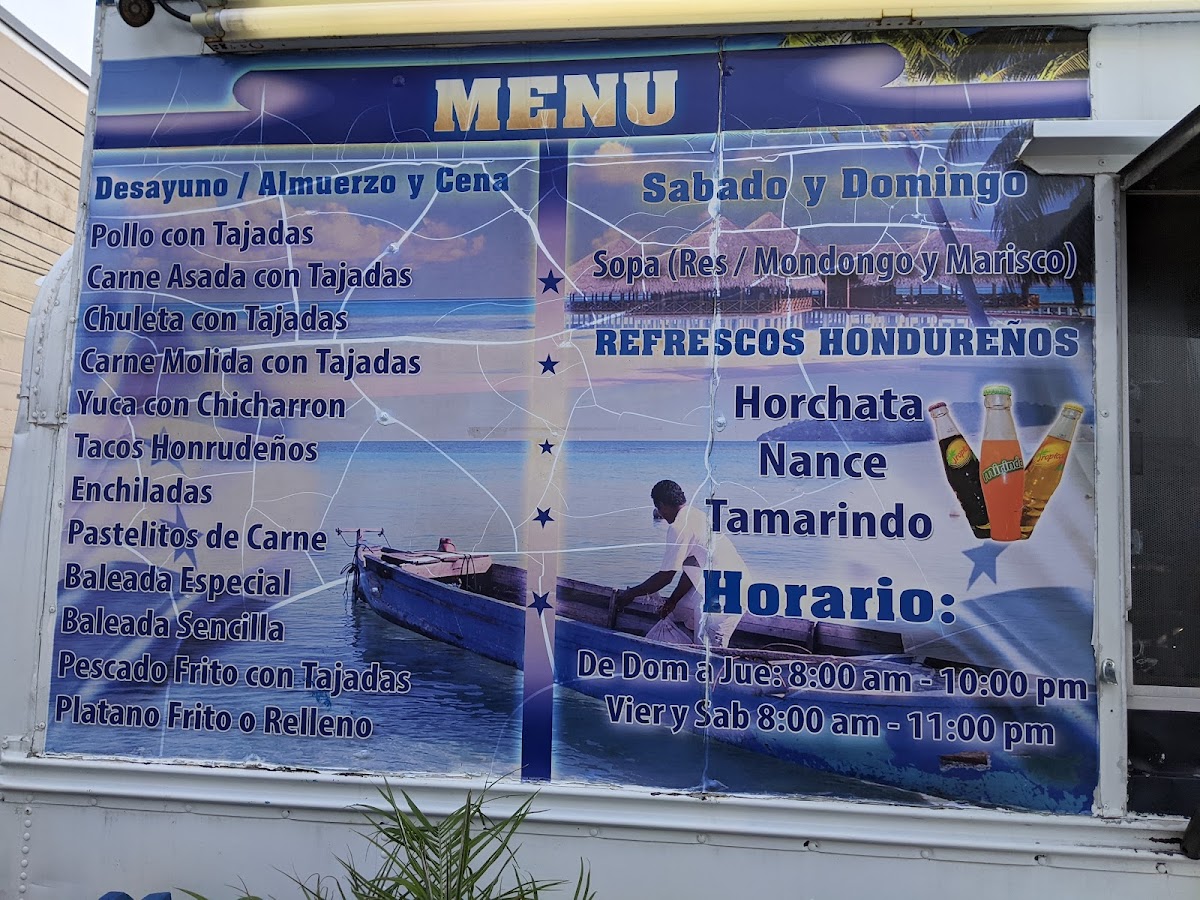 Tipicos Antojitos Hondureños Menu - Image 1
